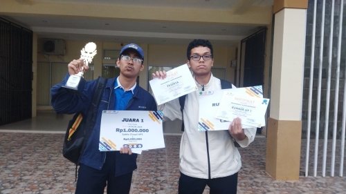 Juara harapan 1,Pemograman WEB SMK,Unilak Youth Competition 2025