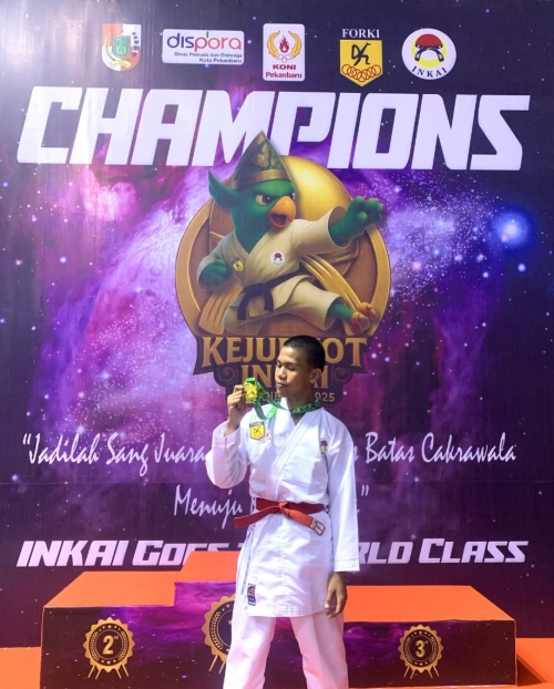Juara 1, Karate Kejuaraan Kota, GOR TRIBUANA Pekanbaru 2025