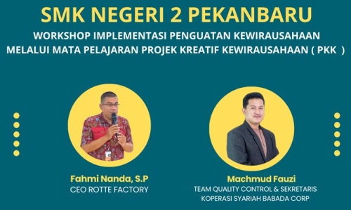 WORKSHOP PENGUATAN KEWIRAUSAHAAN DARI ROTTE BAKERY