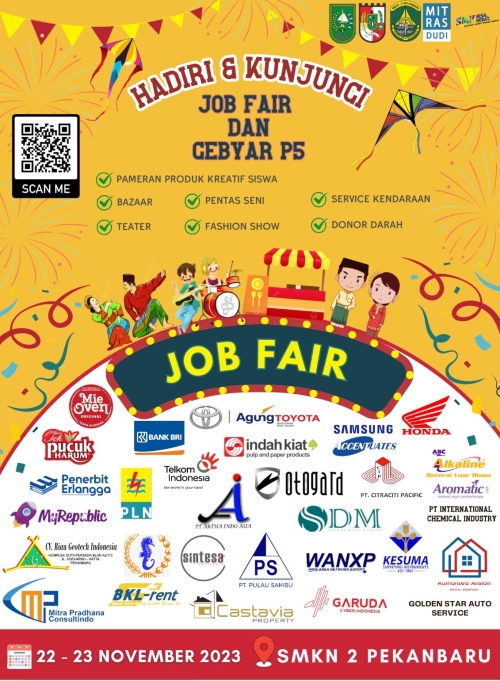 JOB FAIR, GEBYAR P5 DAN PAMERAN KARYA PRODUK KREATIF SISWA