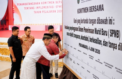 SMK Negeri 2 Pekanbaru Dukung Pakta Integritas SPMB 2026/2027