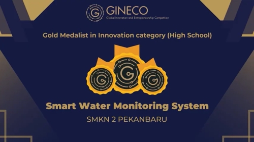 Smart Water Monitoring system Juara di GINECO 2024