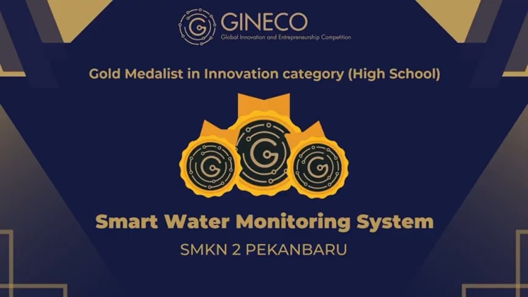 Smart Water Monitoring system Juara di GINECO 2024