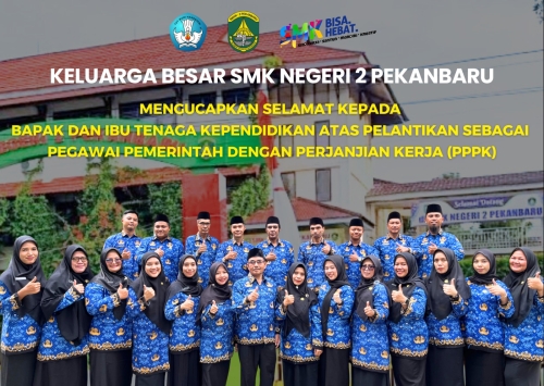 Tenaga Kependidikan SMKN 2 Pekanbaru Resmi Jadi ASN PPPK